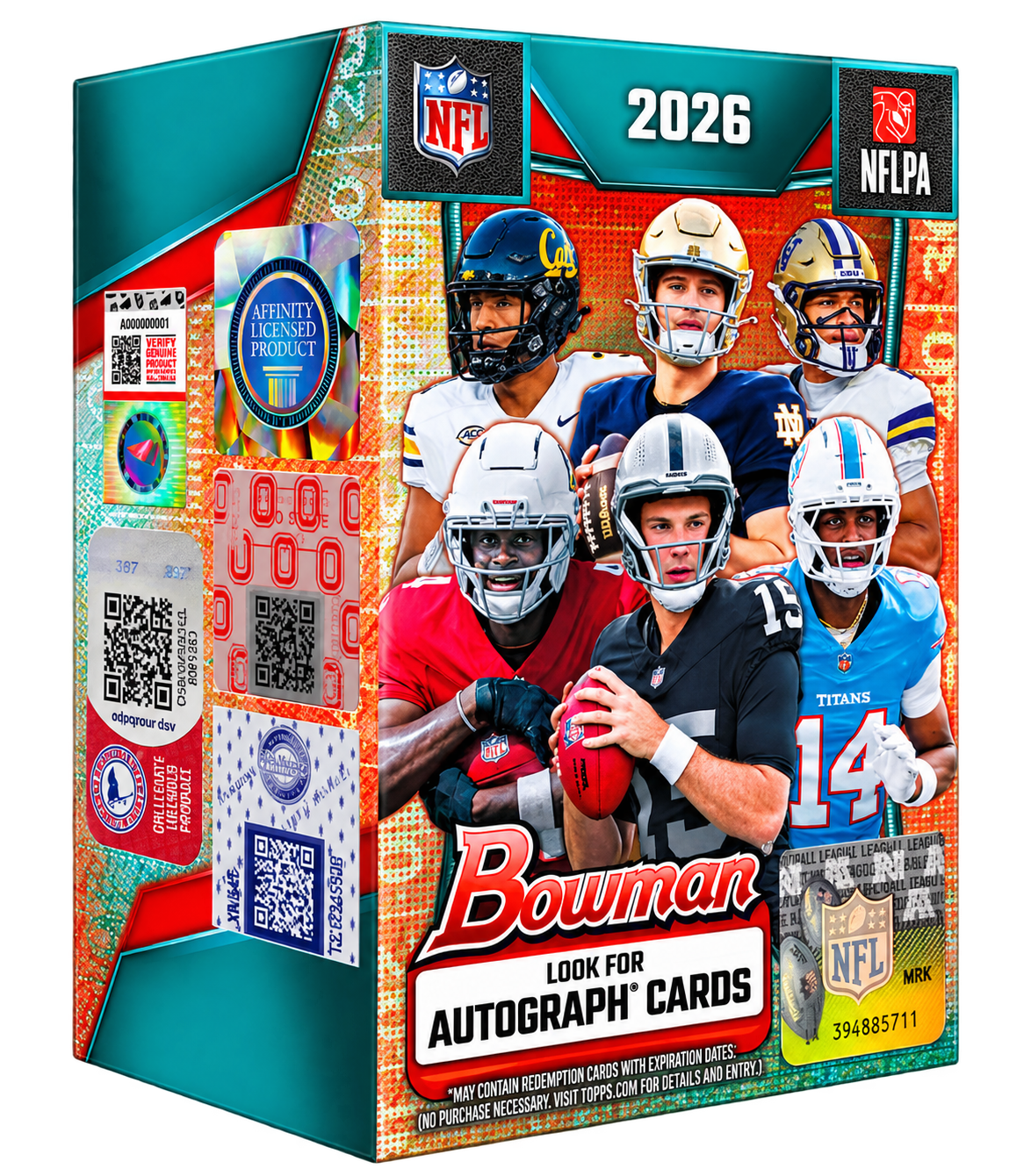 2026 Bowman Football Value Box