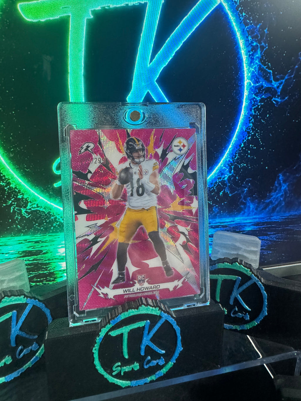 2026 Topps Resurgence Will Howard Rookie Pink Parallel /299 – Steelers RC