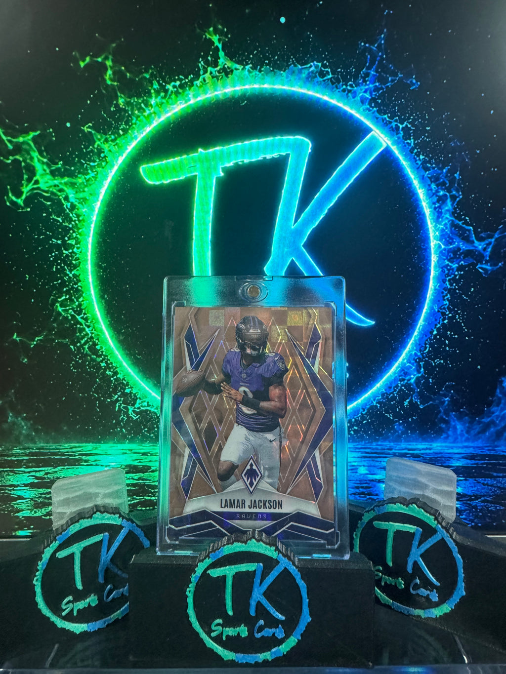 2025 Panini Phoenix Lamar Jackson Copper Pandora /125 #144 – Ravens