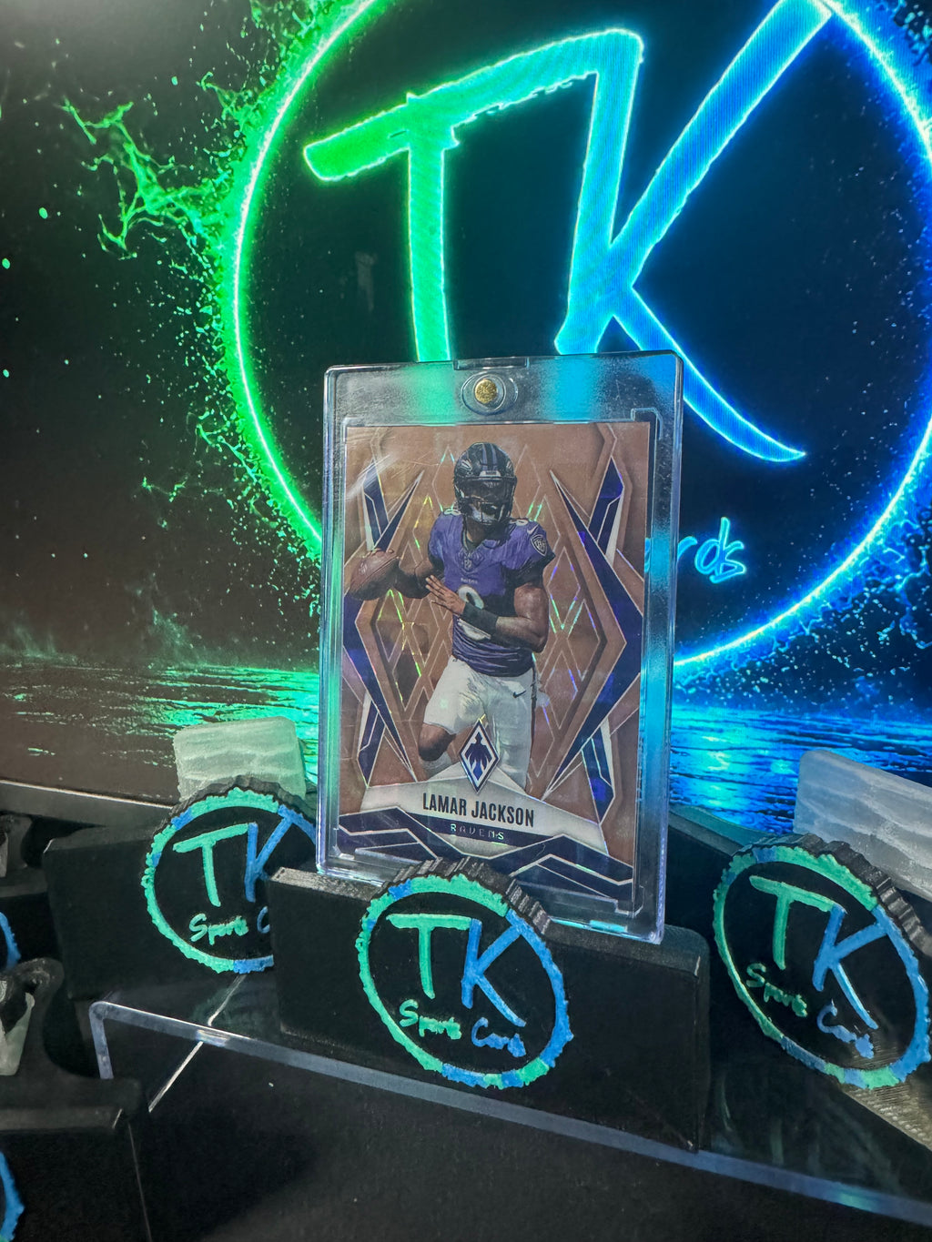 2025 Panini Phoenix Lamar Jackson Copper Pandora /125 #144 – Ravens