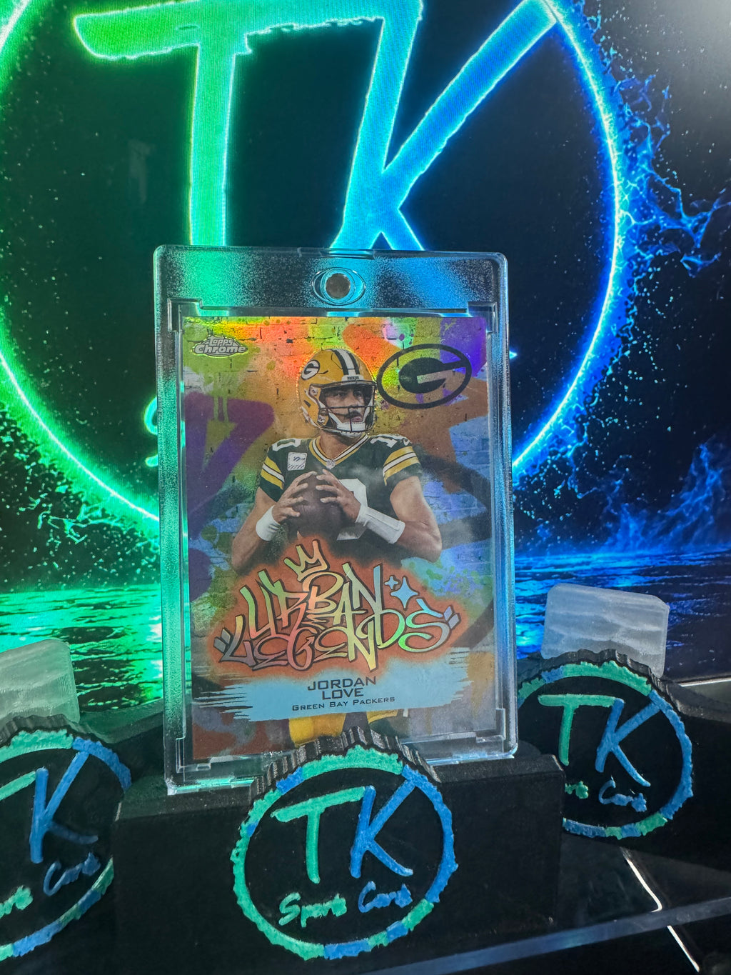 2025 Topps Chrome Jordan Love Urban Legends SSP #UL-5 – Green Bay Packers
