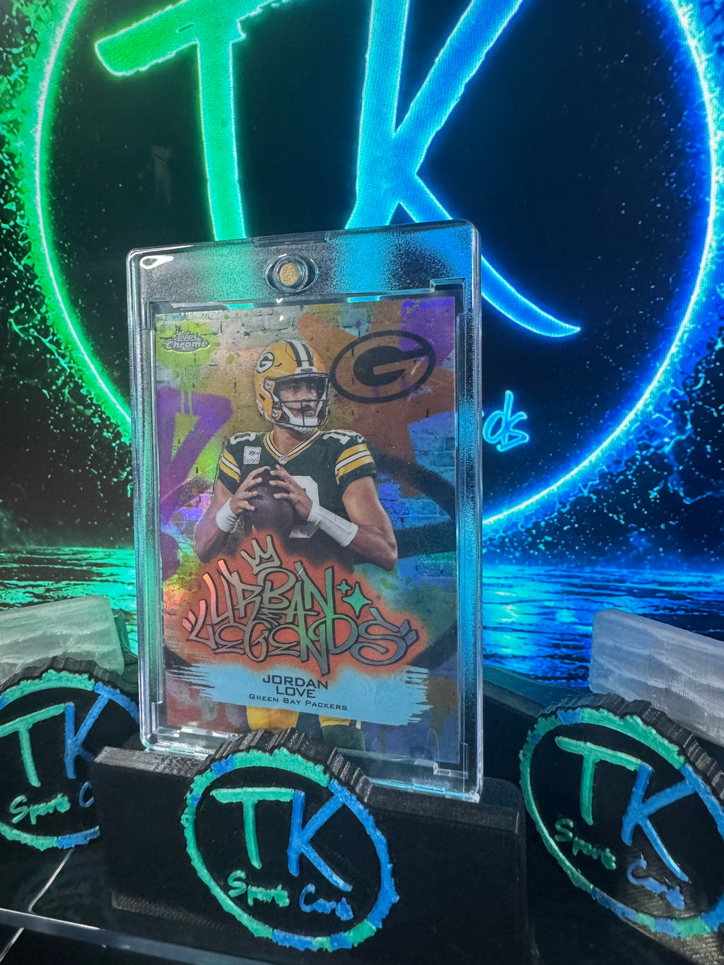 2025 Topps Chrome Jordan Love Urban Legends SSP #UL-5 – Green Bay Packers