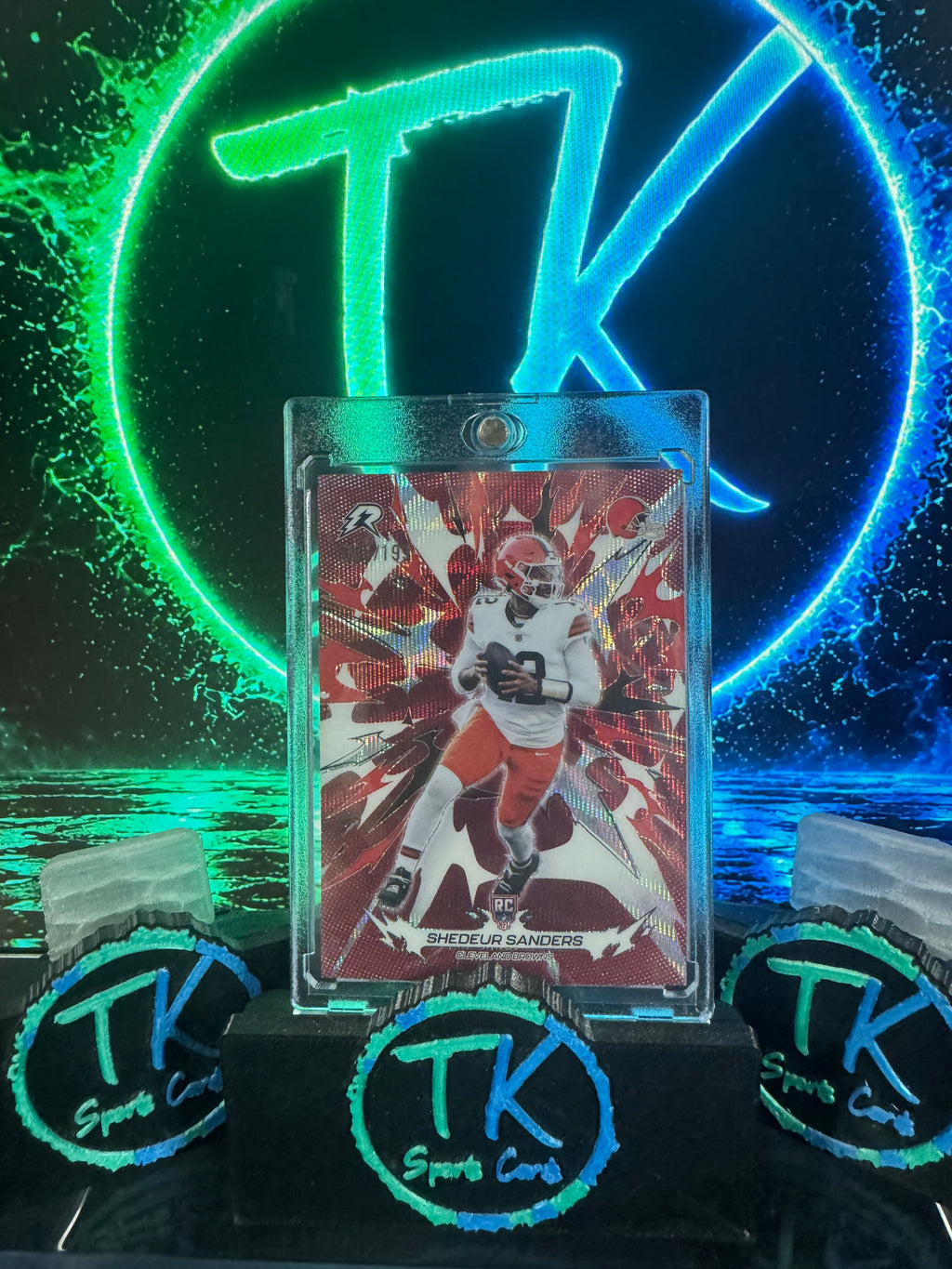 2025 Topps Resurgence Shedeur Sanders RC Red Power Surge /199 #121 – Browns
