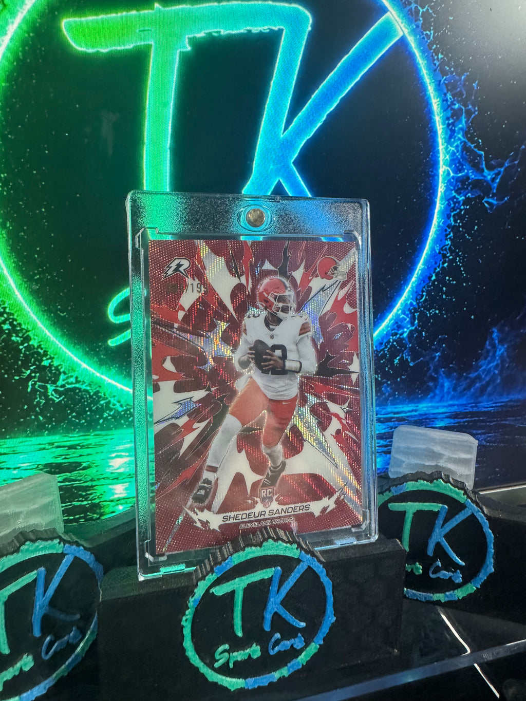 2025 Topps Resurgence Shedeur Sanders RC Red Power Surge /199 #121 – Browns