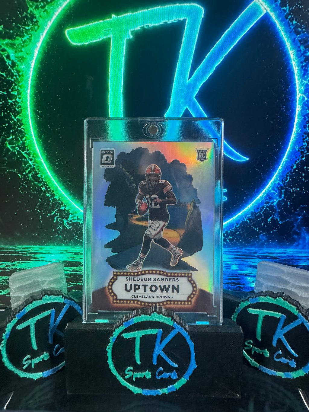 2025 Donruss Optic Shedeur Sanders Uptown RC SSP #18 – Cleveland Browns Case Hit