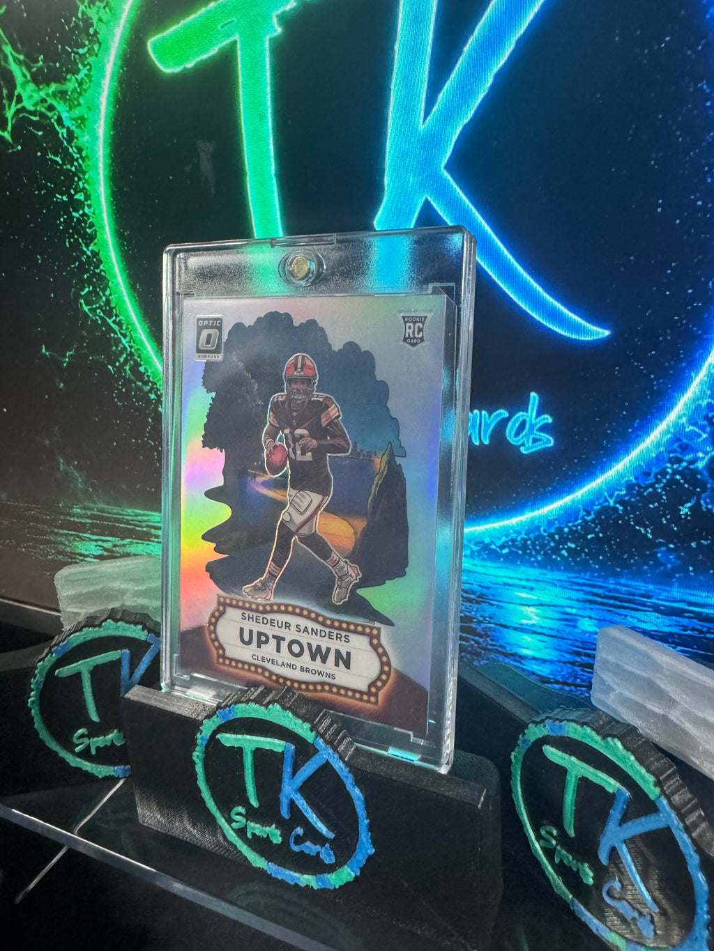 2025 Donruss Optic Shedeur Sanders Uptown RC SSP #18 – Cleveland Browns Case Hit